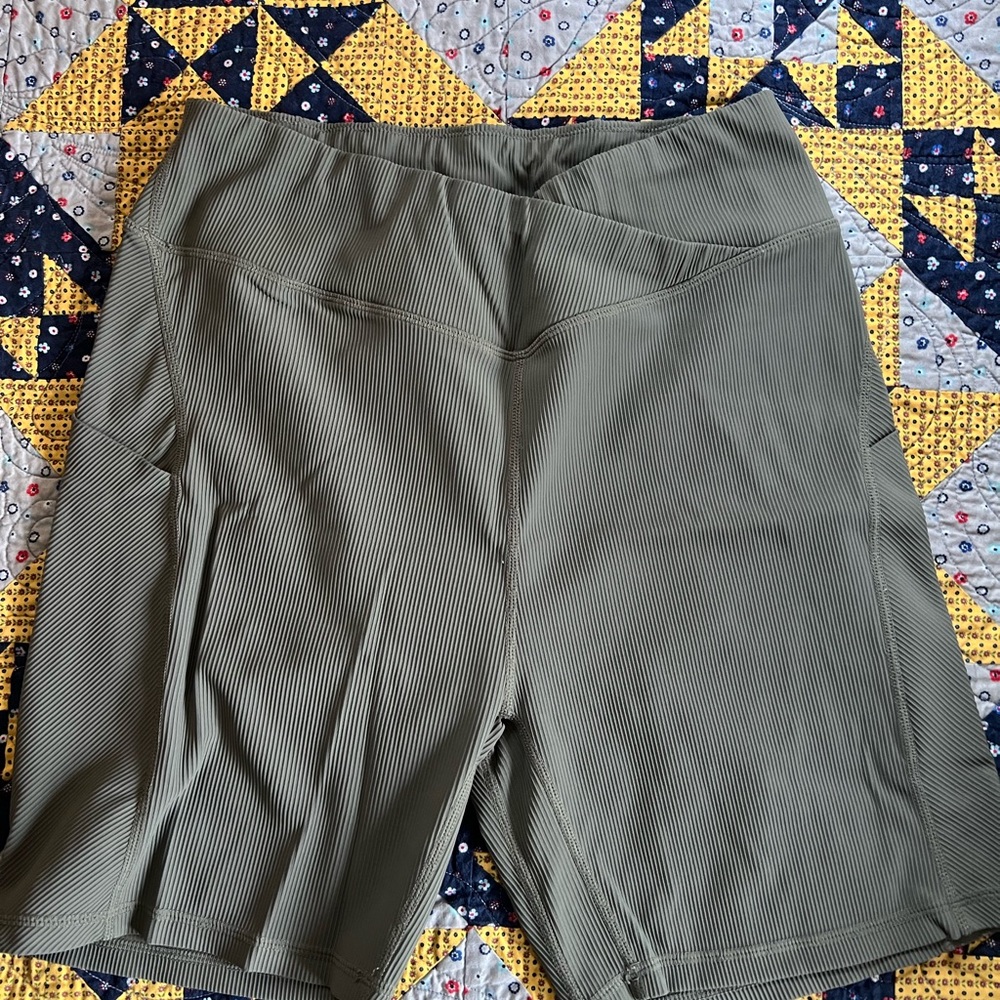 Olive Green Women's Shorts
